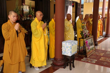 Đà Nẵng: Ban trị sự – Ban Tăng sự thăm trường hạ Phổ Đà và các đạo tràng an cư