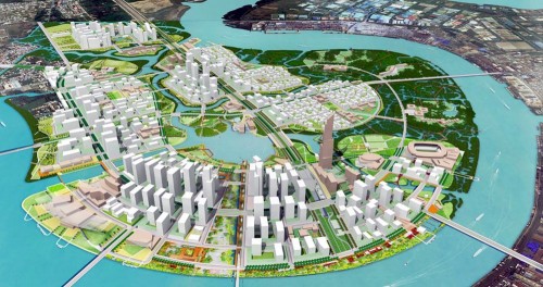 Đề xuất xây chùa mặt tiền sông Thủ Thiêm 