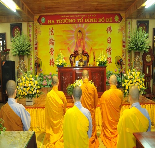 Lễ tạ pháp PL2563 – DL2019 tại trường hạ Bồ Đề