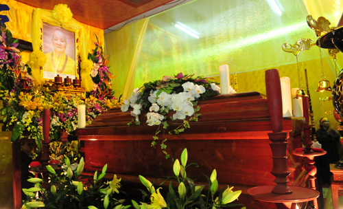 Kim quan Hòa thượng Thích Thanh Tứ sẽ an vị quê nhà