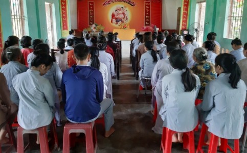 Hà Tĩnh: Thời khóa tu an lạc tại chùa quê nghèo