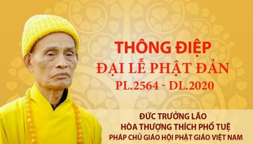 Thông điệp Đại lễ Phật đản PL.2564 - DL.2020 