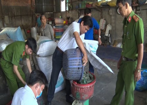 Bắt một cơ sở sản xuất thực phẩm chay sử dụng chất cấm