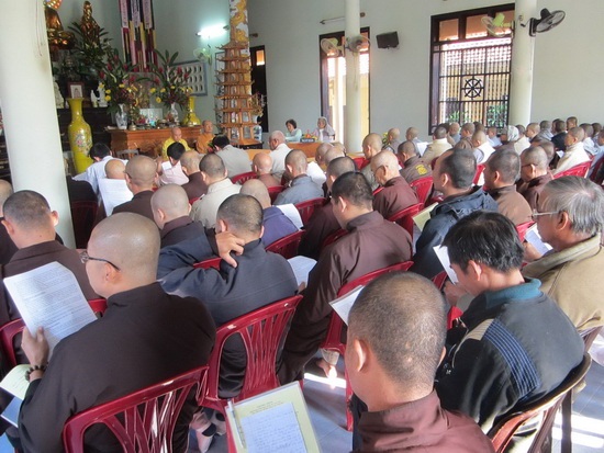 BTS GHPGVN  thị xã Ninh Hòa tổng kết Phật sự 2014