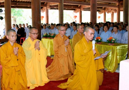 Trường hạ chùa Thanh Lương lễ khai pháp An cư kiết hạ PL 2558