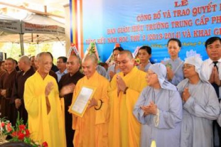 Trường TCPH thành phố Đà Nẵng tuyển sinh Trung Cấp, Cư Sĩ, Sơ Cấp niên khóa 2019 - 2022