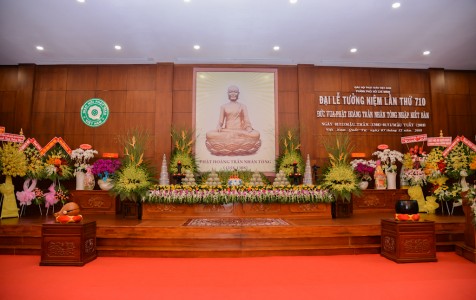 TPHCM: Trang nghiêm tưởng niệm 710 năm Đức Phật Hoàng Trần Nhân Tông nhập Niết bàn