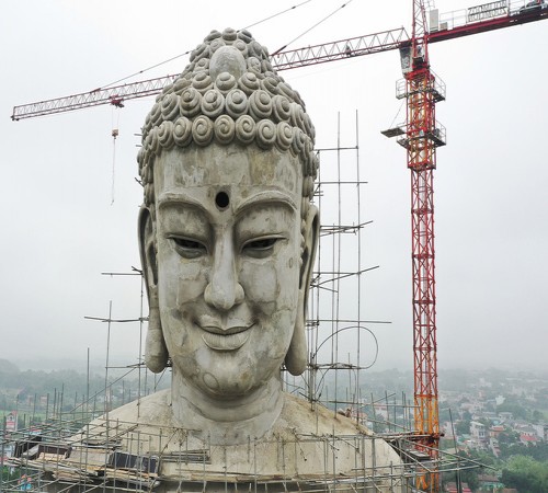 Tượng phật lớn nhất Đông Nam Á gấp rút hoàn thành