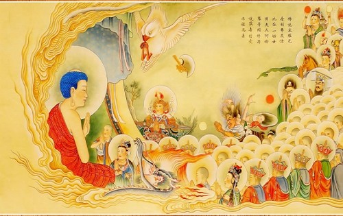 Siêng làm việc nhân từ thế gian được chơn lạc, sinh thiên hoặc vãng sinh về Tịnh Độ