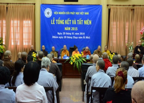 Viện Nghiên cứu Phật học Việt Nam tổng kết Phật sự 2015 và phương hướng hoạt động 2016