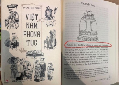 Việt Nam Phong Tục - một quyển sách lệch lạc về Phật giáo tiếp tục tái bản?