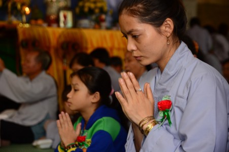 TPHCM: Chùa Giác Ngộ, xúc động lễ Vu lan báo hiếu 2014
