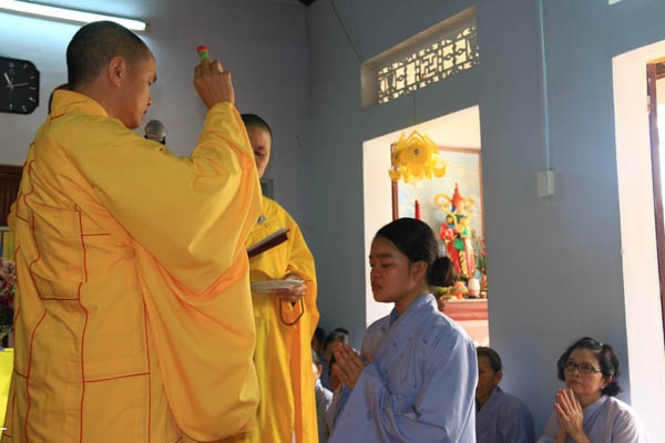 Quảng Nam: Lễ thế phát xuất gia tại chùa Phổ Tịnh