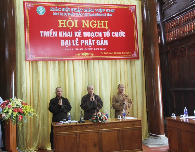 Hà Tĩnh: Triển khai kế hoạch tổ chức lễ Phật đản và An cư kiết hạ PL 2559