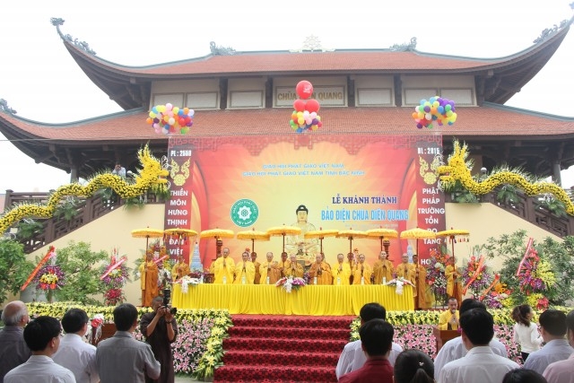 Bắc Ninh: Đại lễ lạc thành ngôi Đại hùng Bảo điện chùa Diên Quang 