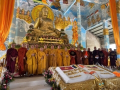 Myanmar: Lễ an vị tôn tượng Phật và kỷ niệm 10 năm thành lập chùa Đại Phước tại Yangon