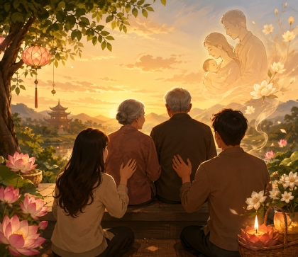 Còn cha mẹ là còn cả bầu trời