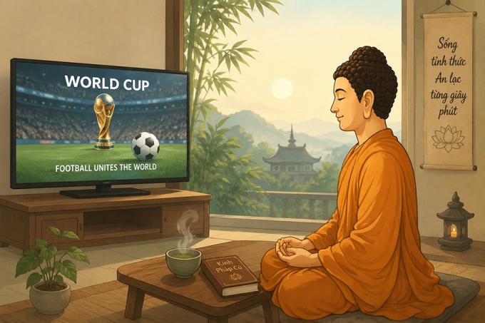 Phật tử có nên xem World Cup? Góc nhìn Phật giáo về bóng đá, chánh niệm và đời sống hiện đại