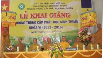 Trường Trung cấp Phật học tỉnh Ninh Thuận khai giảng khóa VI