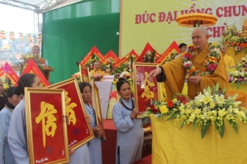 Lễ bổ nhiệm trụ trì, đúc đại hồng chung, trai đàn chẩn tế chùa Xuân Đài