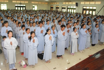 Chùa Hoằng Pháp hơn 3500 người quy y Tam Bảo